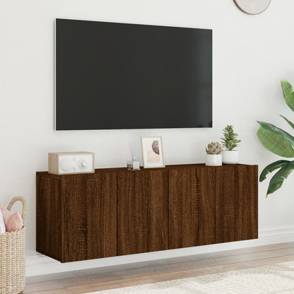 Mobili TV a Parete 2pz Rovere Marrone 60x30x41 cm - homemem39