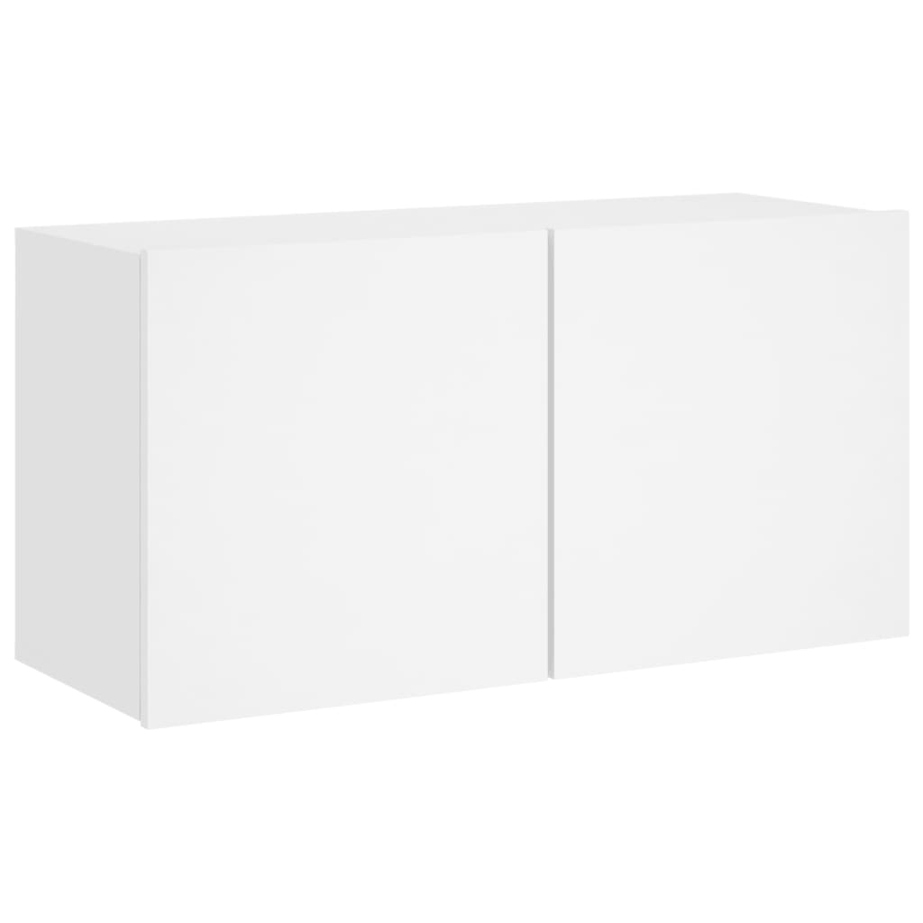 Mobile TV a Parete Bianco 80x30x41 cm - homemem39