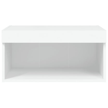 Mobile Porta TV con Luci LED Bianco 60x30x30 cm - homemem39