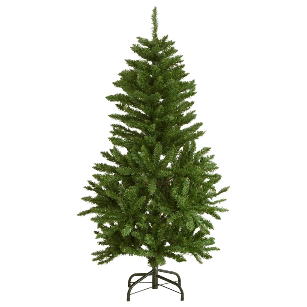 Albero Natale Incernierato con 150 LED e Palline 150 cm - homemem39