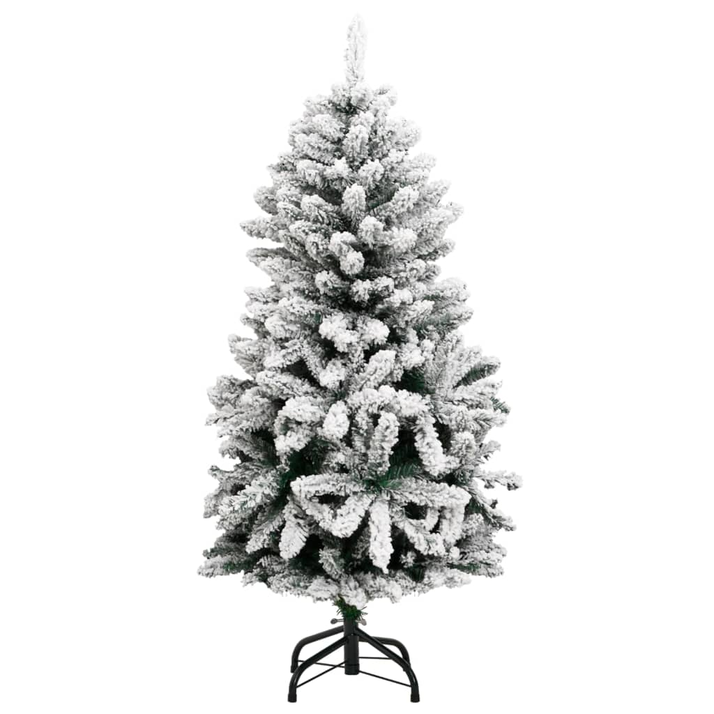 Albero Natale Incernierato con 150 LED e Palline 120 cm - homemem39