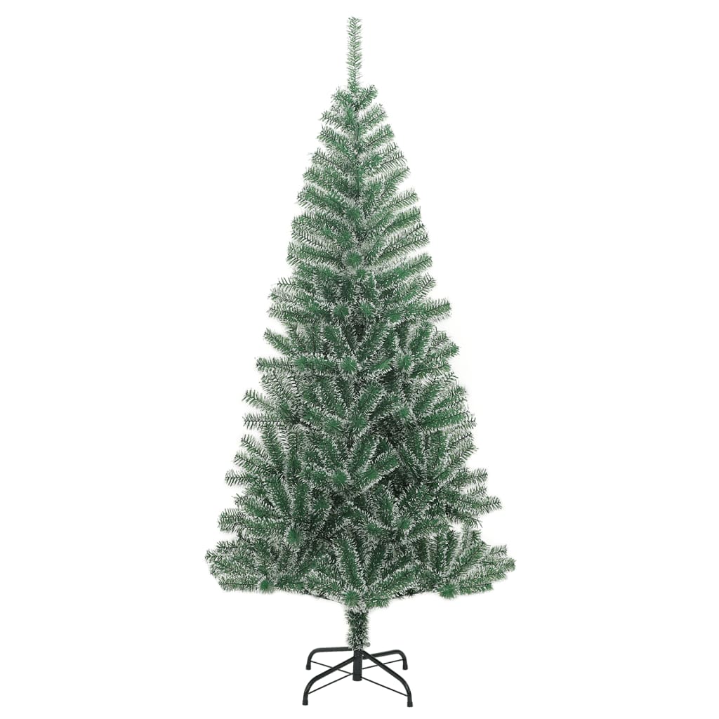 Albero di Natale Artificiale con 300 LED Palline e Neve 210 cm - homemem39