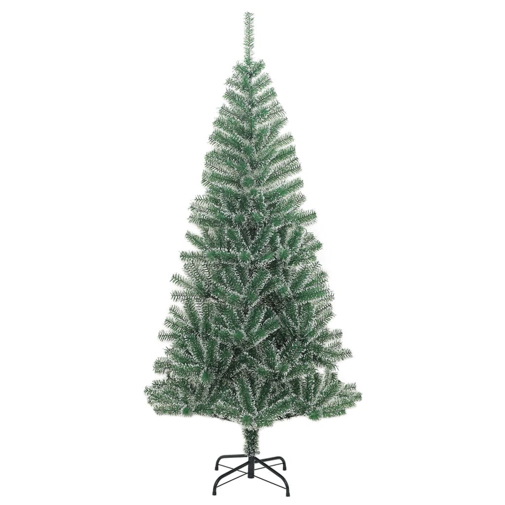 Albero di Natale Artificiale con 300 LED Palline e Neve 180 cm - homemem39