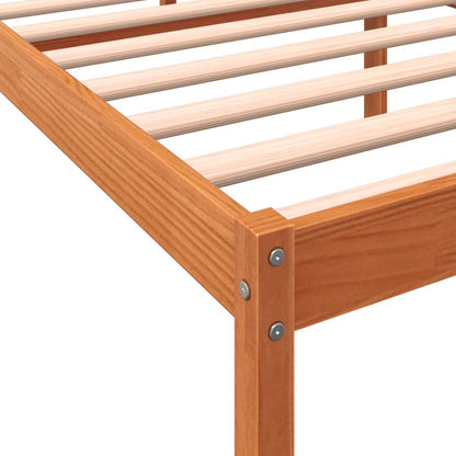 Letto per Anziani Marrone Cera 75x190 cm Legno Massello di Pino - homemem39