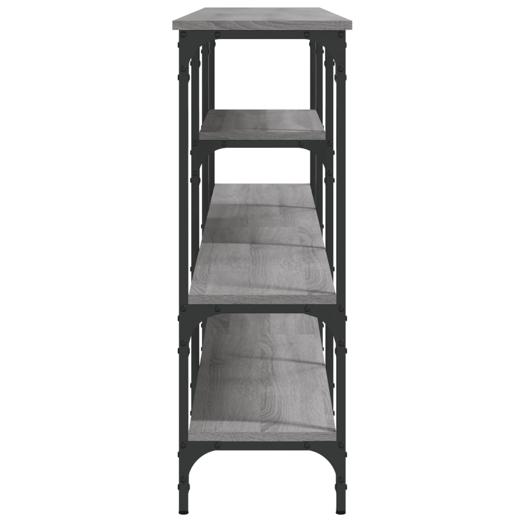 Tavolo Consolle Grigio Sonoma 160x29x80 cm in Legno Multistrato - homemem39