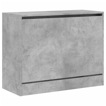 Scarpiera Grigio Cemento 80x34x63 cm in Legno Multistrato - homemem39