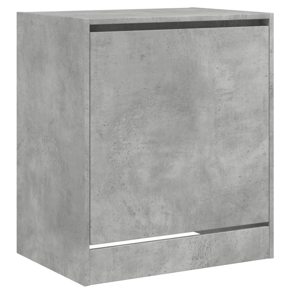 Scarpiera Grigio Cemento 60x42x69 cm in Legno Multistrato - homemem39