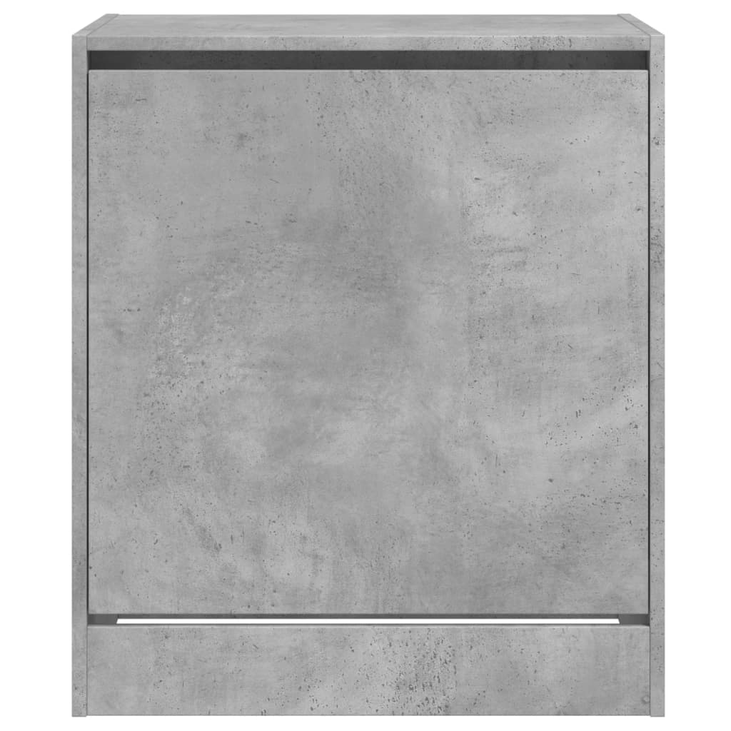 Scarpiera Grigio Cemento 60x42x69 cm in Legno Multistrato - homemem39