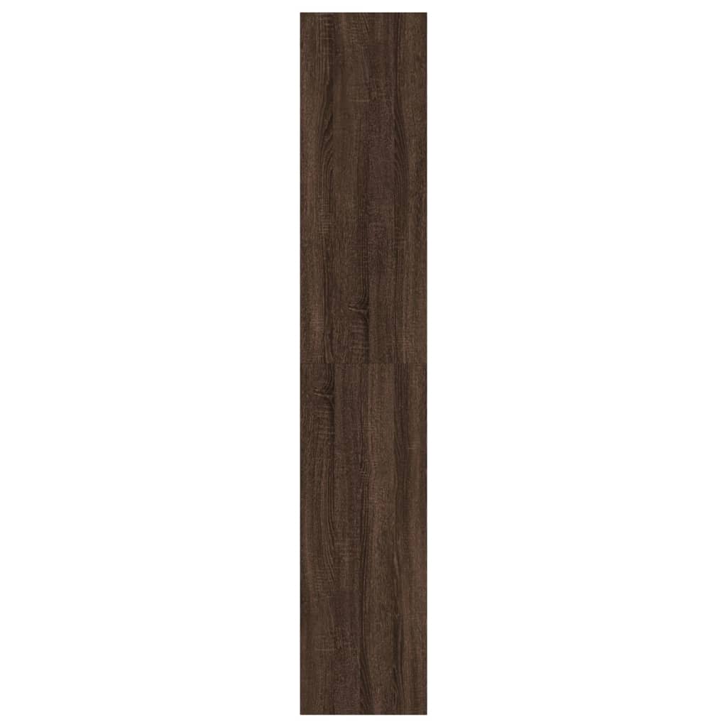 Scarpiera 4 Cassetti Ribaltabili Rovere Marrone 80x34x187,5 cm - homemem39