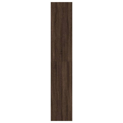 Scarpiera 4 Cassetti Ribaltabili Rovere Marrone 80x34x187,5 cm - homemem39