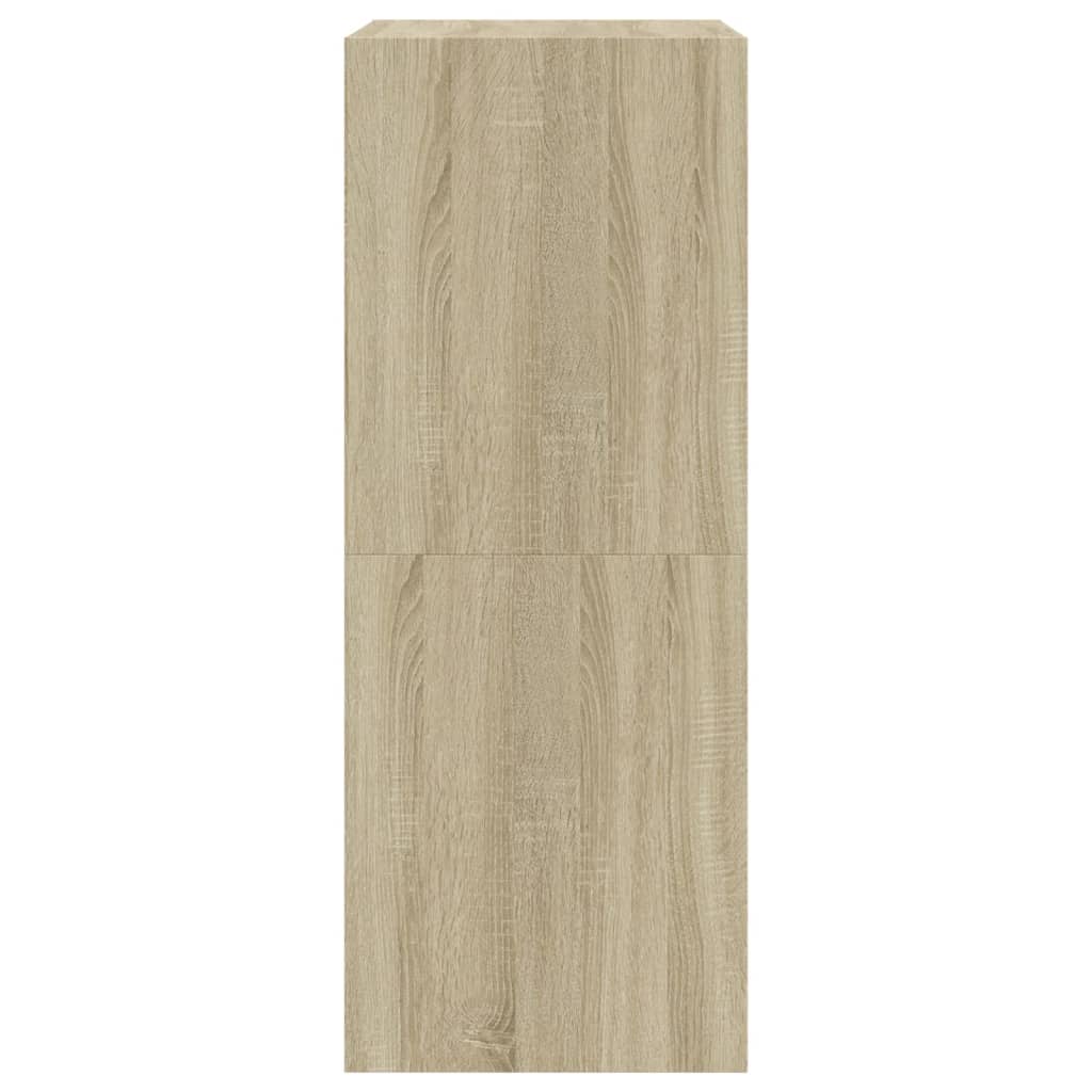 Scarpiera 2 Cassetti Ribaltabili Rovere Sonoma 80x42x108 cm - homemem39