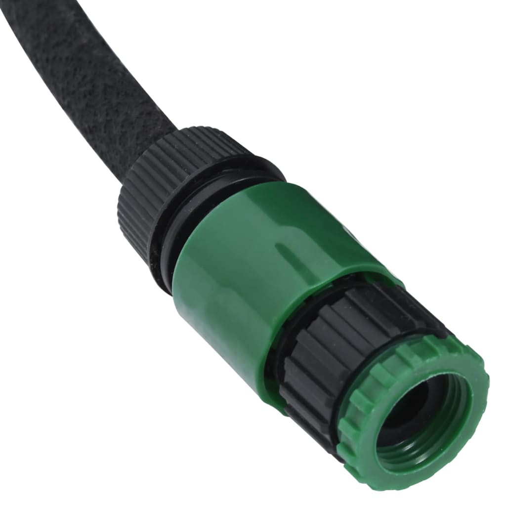 Tubo di Irrigazione da Giardino Nero 0,6" 100 m in Gomma - homemem39