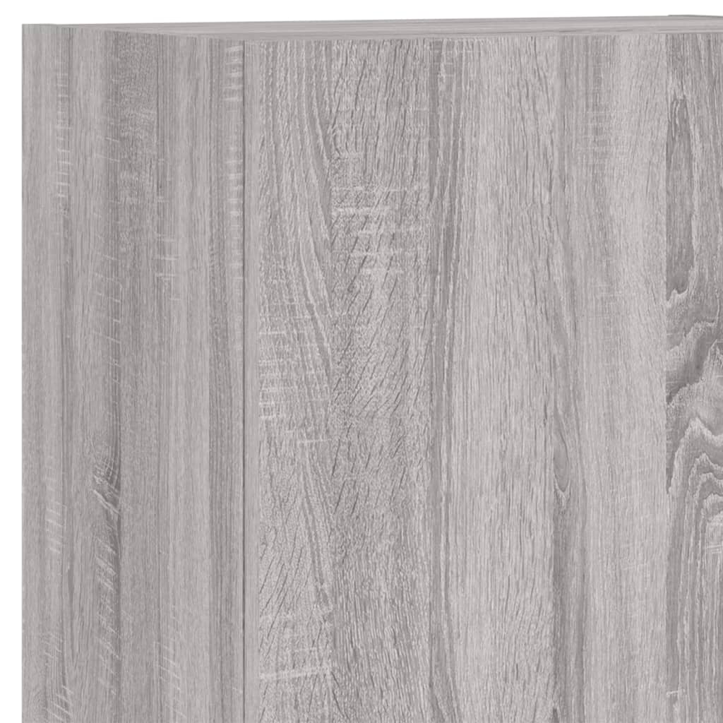 Mobili TV a Muro 4pz Grigio Sonoma in Legno Multistrato - homemem39