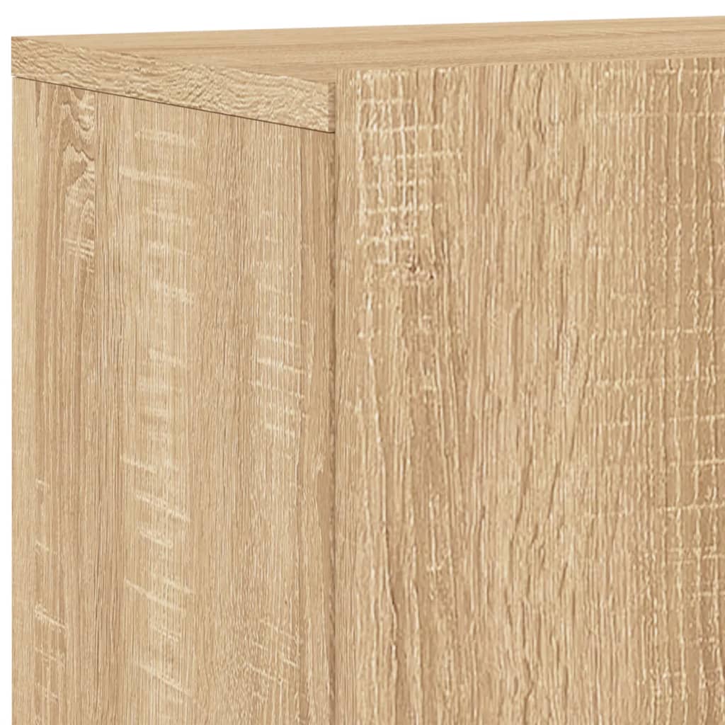 Mobili TV a Muro 6pz Rovere Sonoma in Legno Multistrato - homemem39