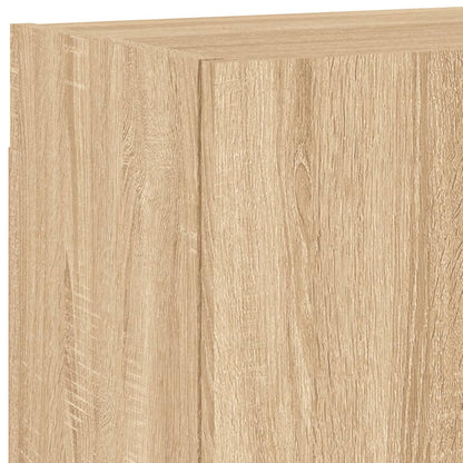 Mobili TV a Muro 5pz Rovere Sonoma in Legno Multistrato - homemem39