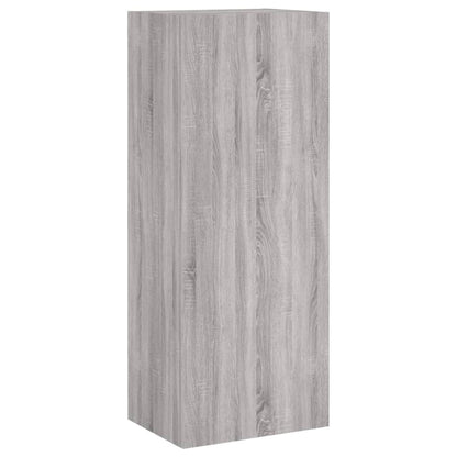 Mobili TV a Muro 5pz Grigio Sonoma in Legno Multistrato - homemem39