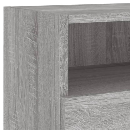 Mobili TV a Muro 5pz Grigio Sonoma in Legno Multistrato - homemem39