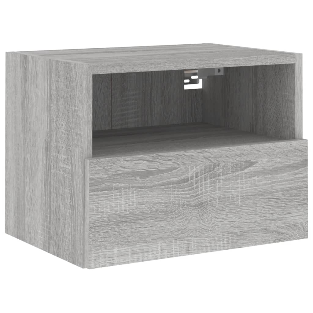 Mobili TV a Muro 5pz Grigio Sonoma in Legno Multistrato - homemem39