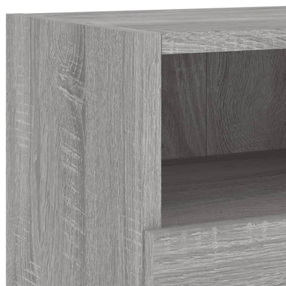 Mobili TV a Muro 5pz Grigio Sonoma in Legno Multistrato - homemem39