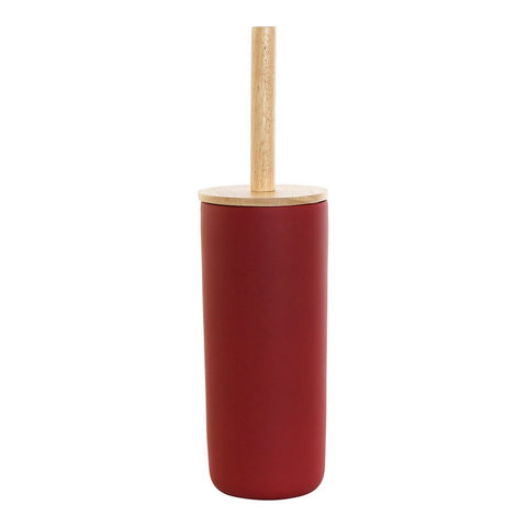 Scopino per il Bagno DKD Home Decor Rosso Bambù Gres (11.5 x 11.5 x 39 cm) - homemem39