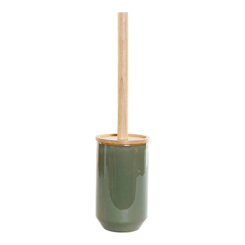Scopino per il Bagno DKD Home Decor Verde Bambù Gres (10 x 10 x 42 cm) - homemem39